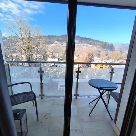 Mily Widok Z Balkonem - Teczowe Wzgorze Apartment